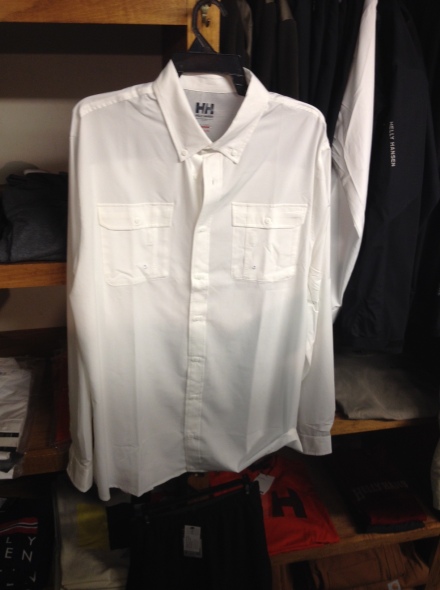 Wick dry and UPF 50 with a vented back make this a perfect shirt for summertime living. 